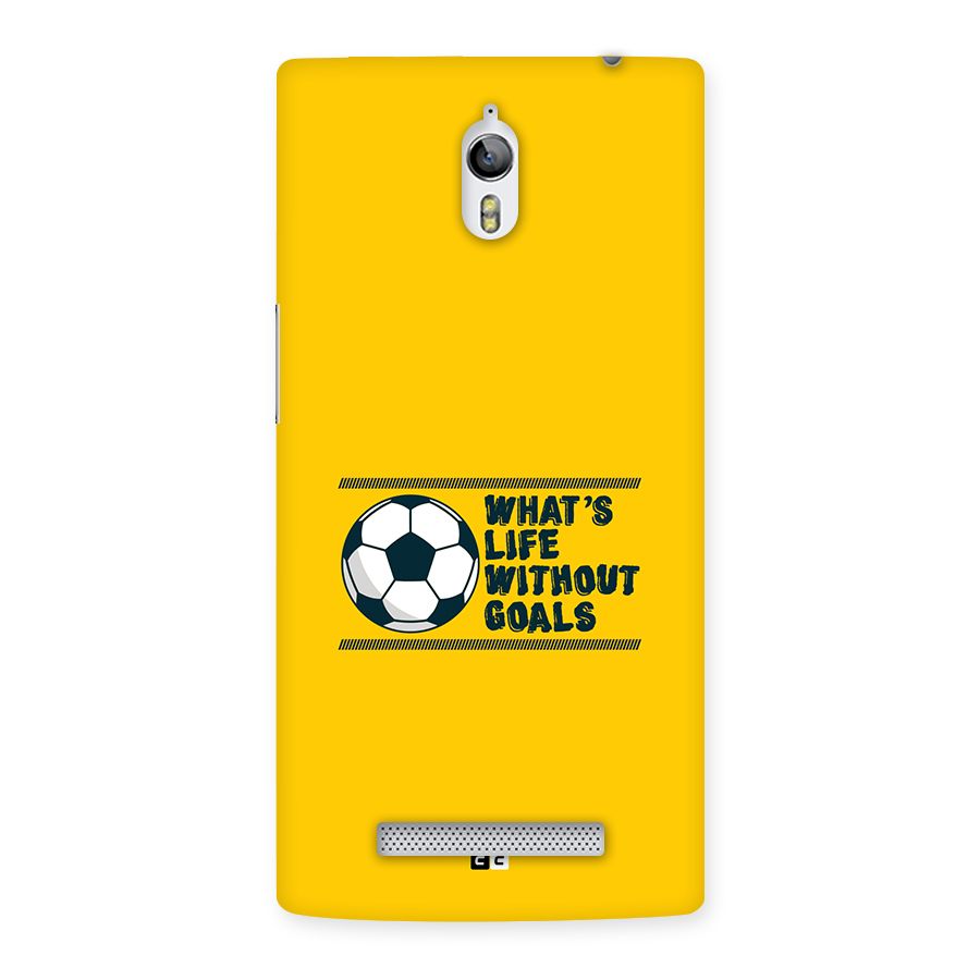 Life Without Goals Back Case for Oppo Find 7