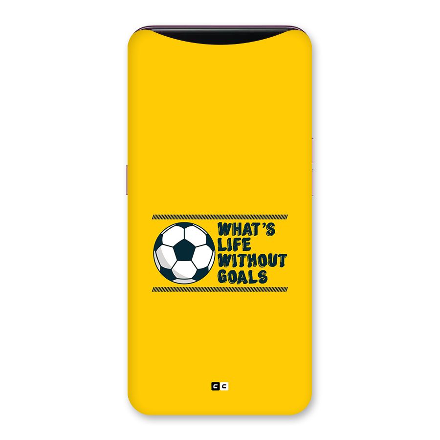 Life Without Goals Back Case for Oppo Find X