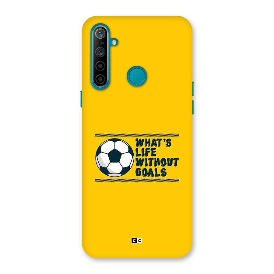 Life Without Goals Back Case for Realme 5i