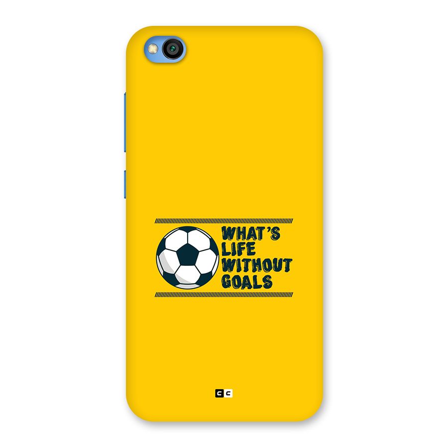 Life Without Goals Back Case for Redmi Go