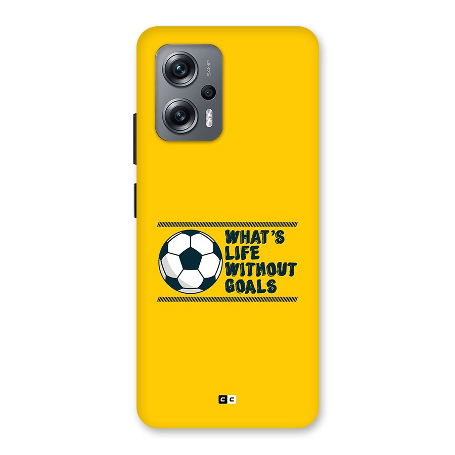 Life Without Goals Back Case for Redmi K50i