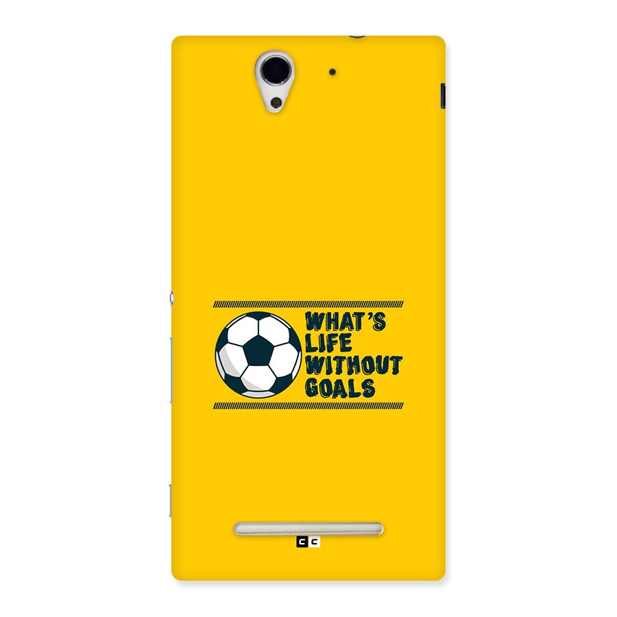 Life Without Goals Back Case for Xperia C3