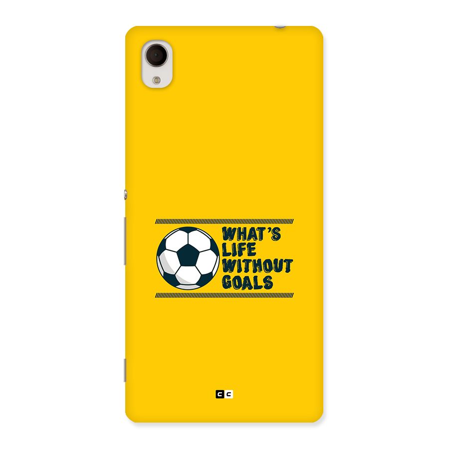 Life Without Goals Back Case for Xperia M4