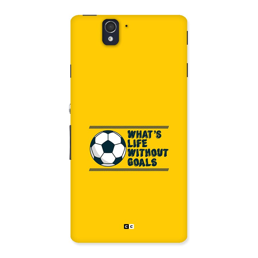 Life Without Goals Back Case for Xperia Z