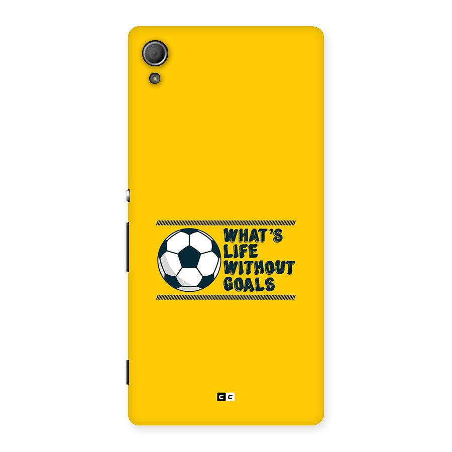 Life Without Goals Back Case for Xperia Z4