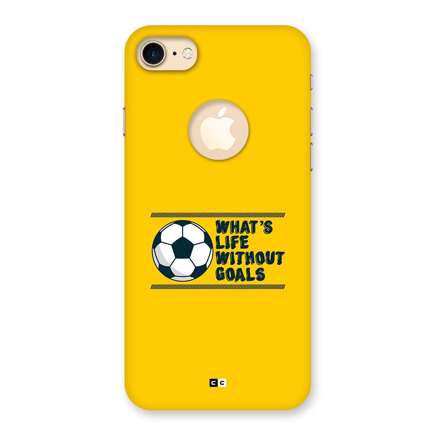 Life Without Goals Back Case for iPhone 7 Logo Cut