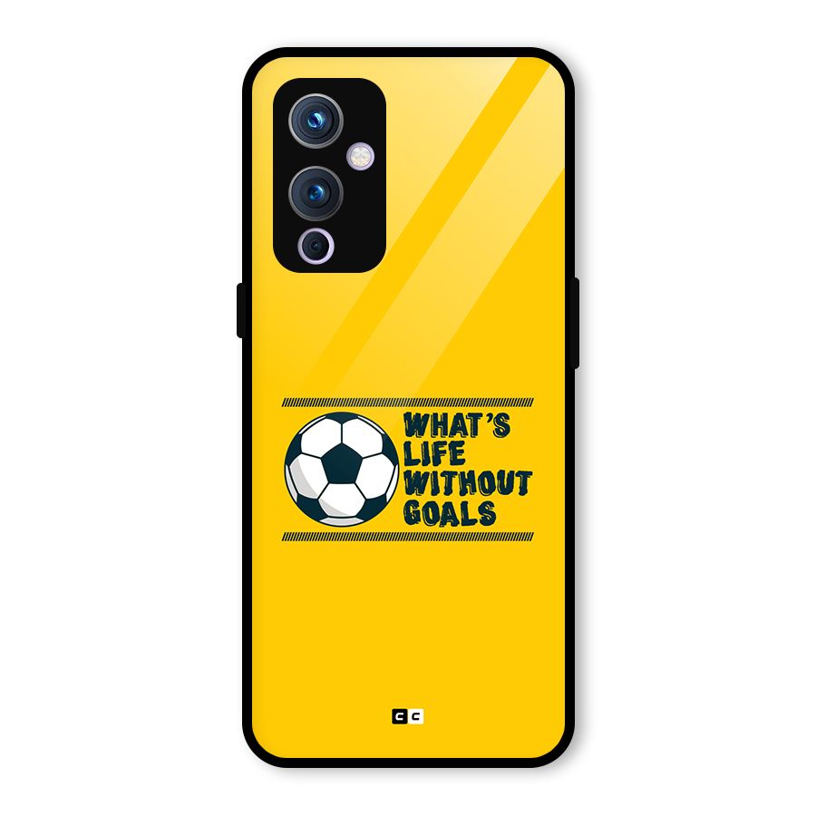 Life Without Goals Glass Back Case for OnePlus 9