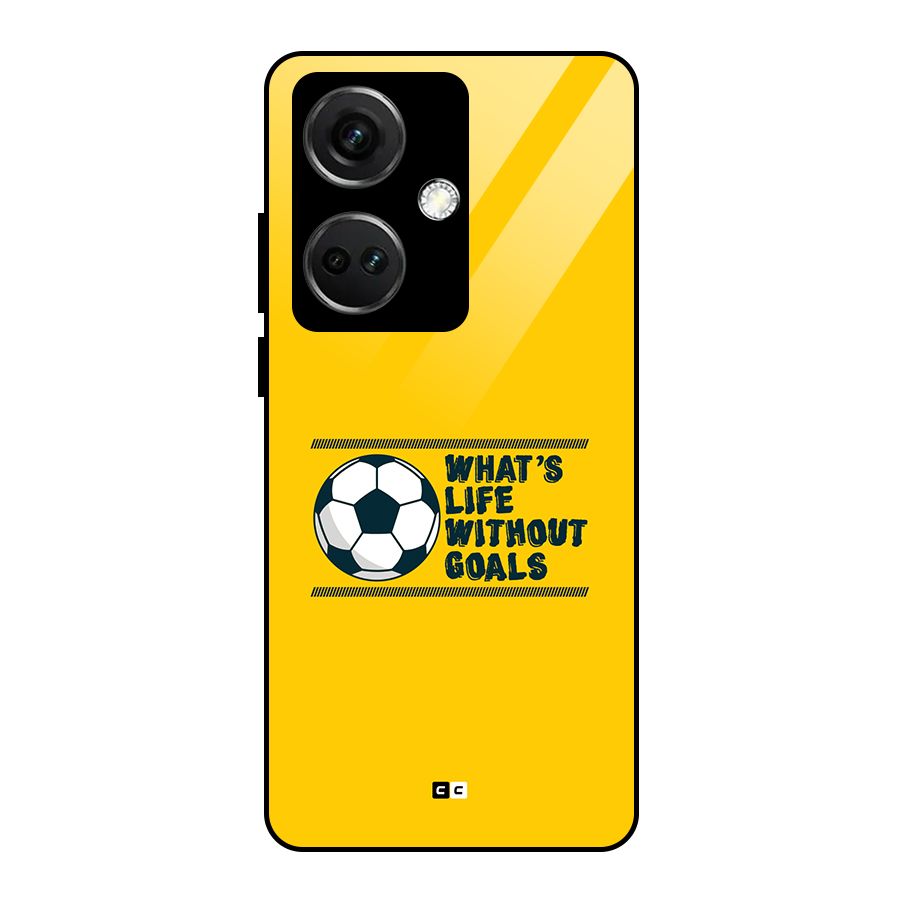 Life Without Goals Glass Back Case for OnePlus Nord CE 3 5G