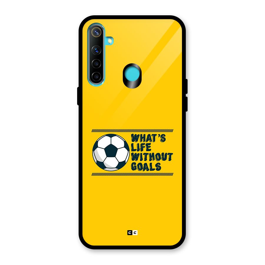 Life Without Goals Glass Back Case for Realme Narzo 10
