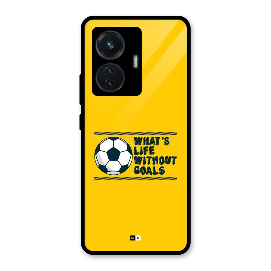 Life Without Goals Glass Back Case for Vivo T1 44W