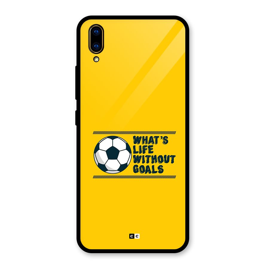 Life Without Goals Glass Back Case for Vivo V11 Pro