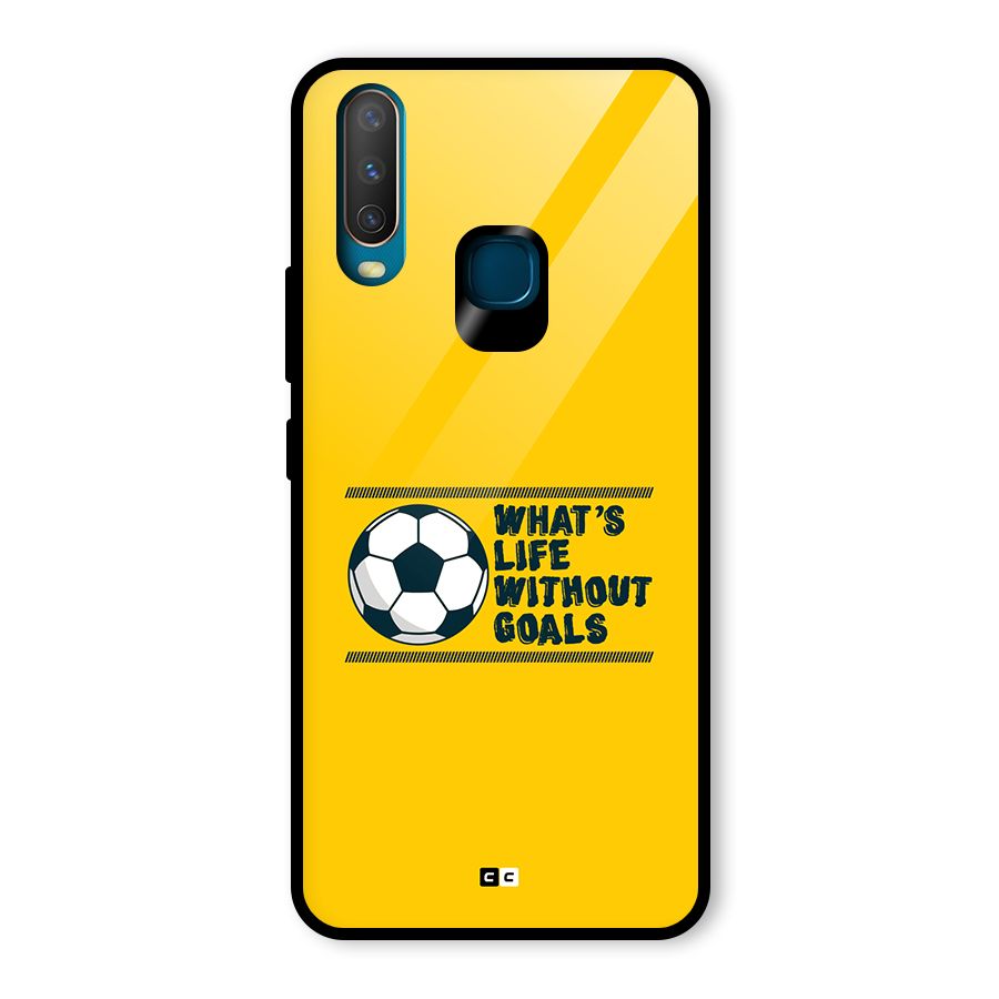Life Without Goals Glass Back Case for Vivo Y15