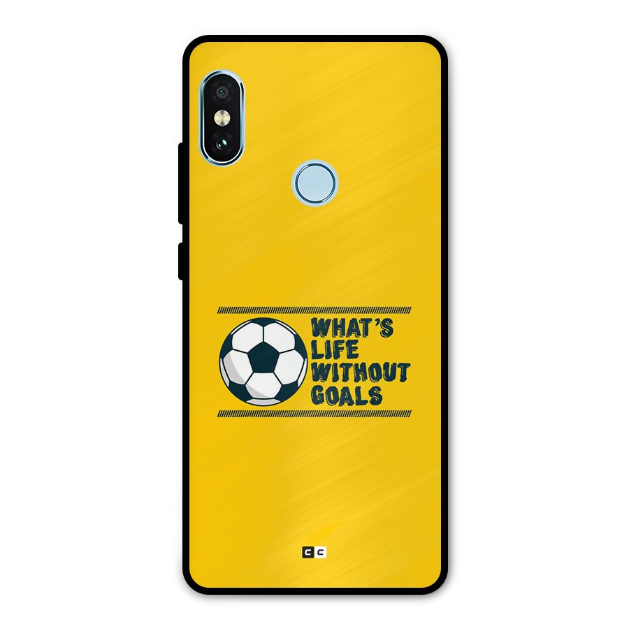 Life Without Goals Metal Back Case for Redmi Note 5 Pro