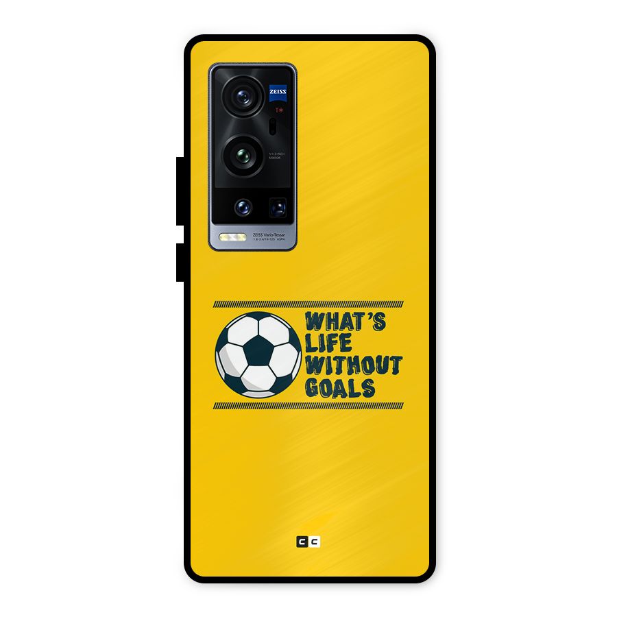 Life Without Goals Metal Back Case for Vivo X60 Pro Plus