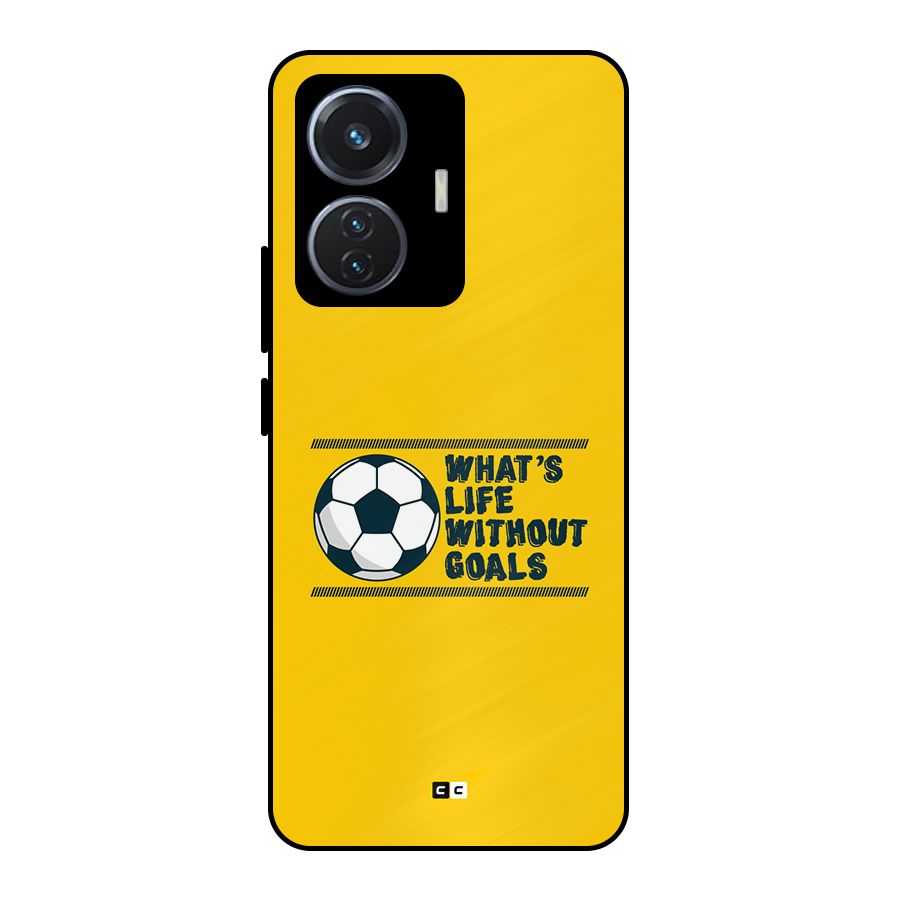 Life Without Goals Metal Back Case for iQOO Z6 44W