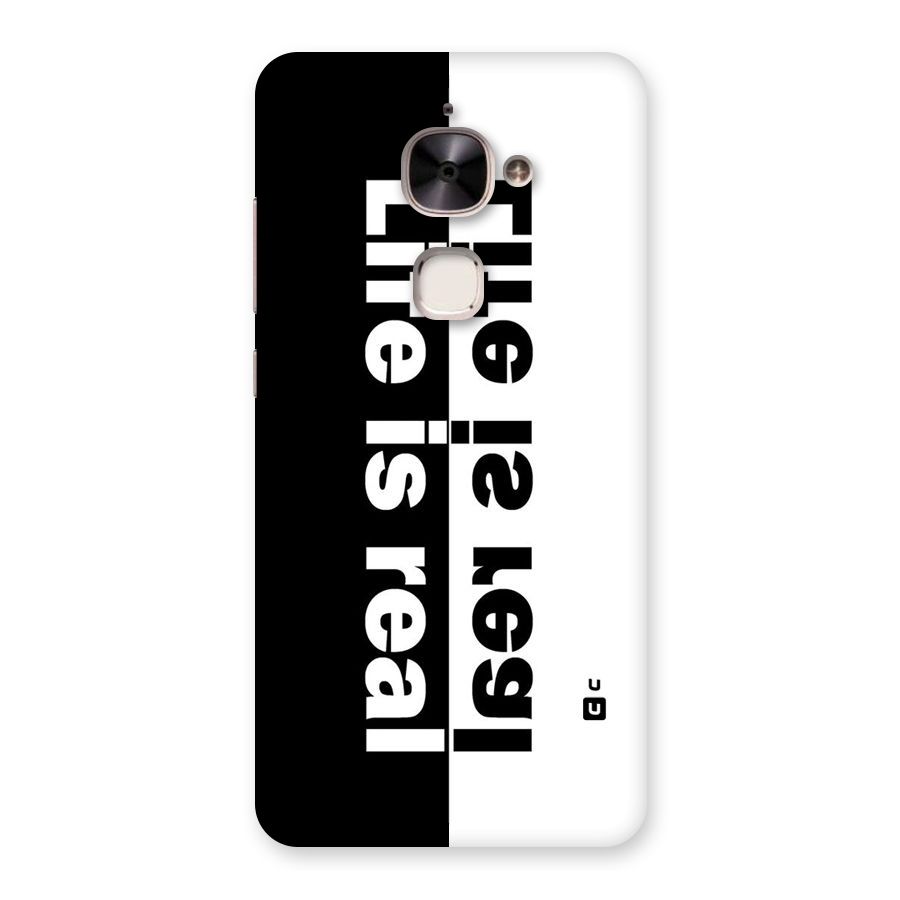 Life is Real Back Case for Le 2