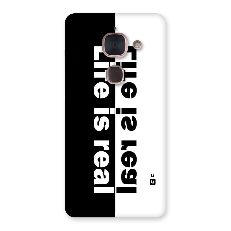 Life is Real Back Case for Le Max 2