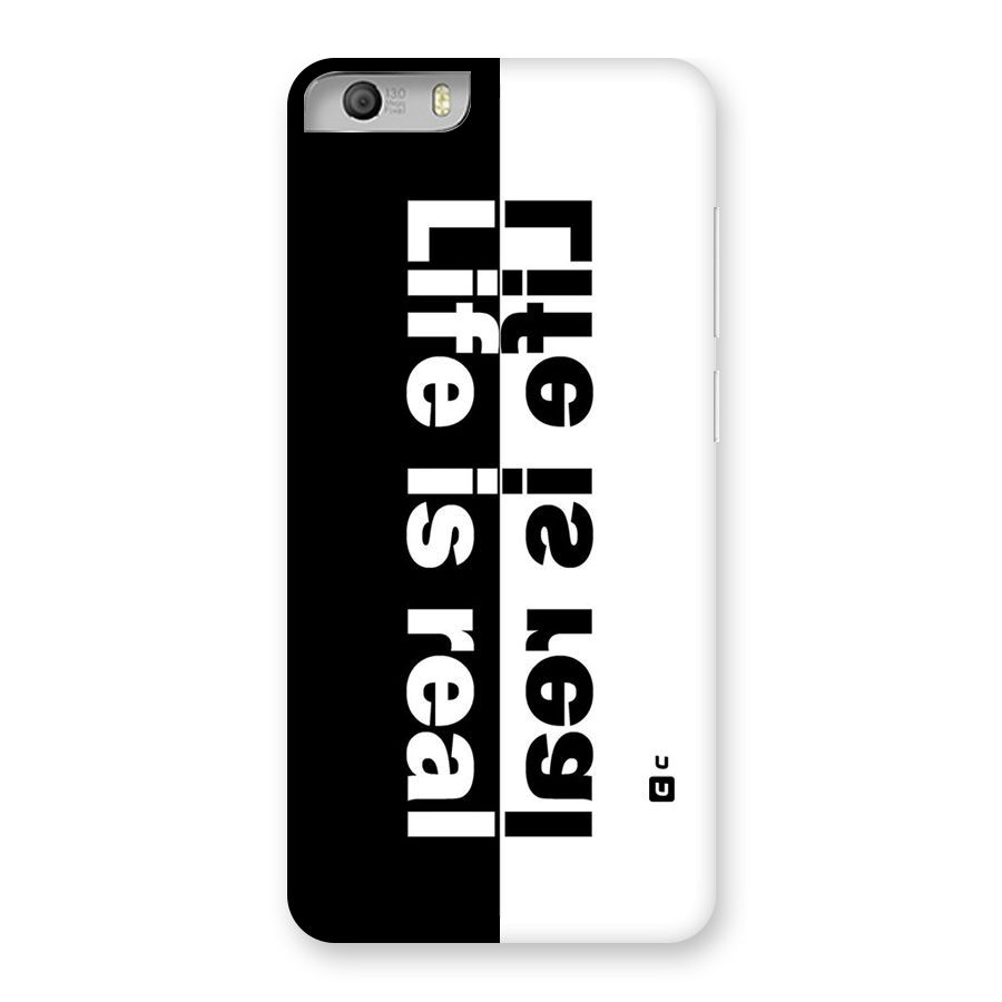 Life is Real Back Case for Micromax Canvas Knight 2