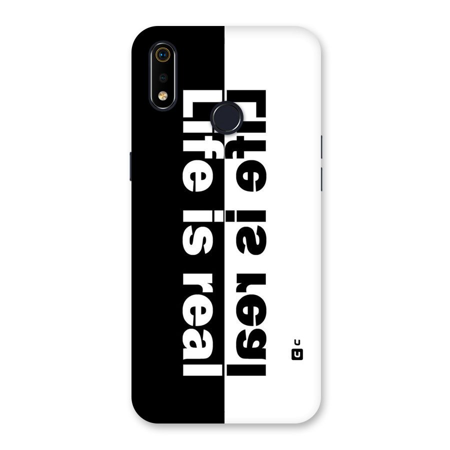 Life is Real Back Case for Realme 3i