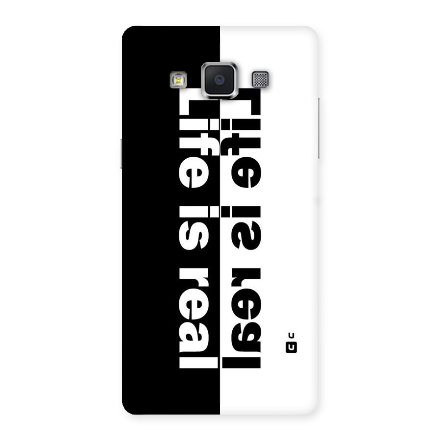 Life is Real Back Case for Samsung Galaxy A5