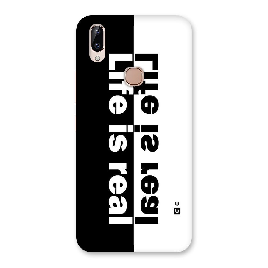 Life is Real Back Case for Vivo Y83 Pro
