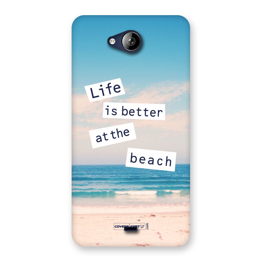 Life is better at the Beach Back Case for Canvas Play Q355