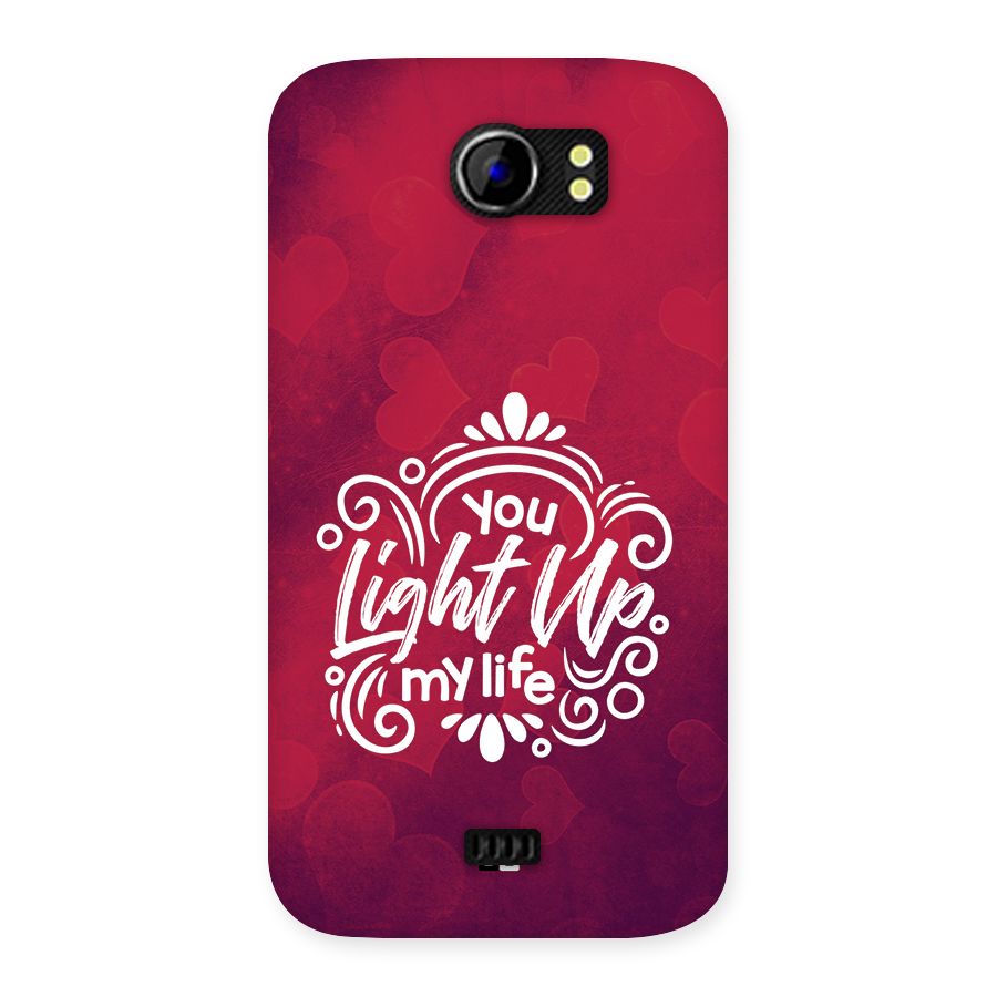 Light Up My Life Back Case for Canvas 2 A110