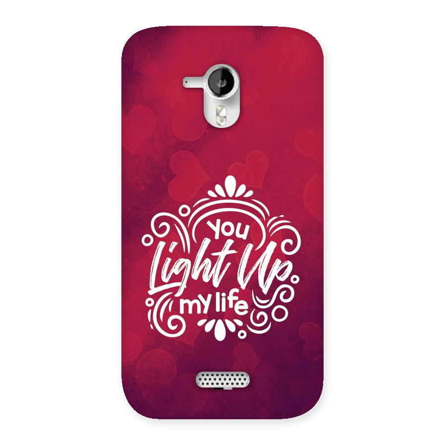 Light Up My Life Back Case for Canvas HD A116