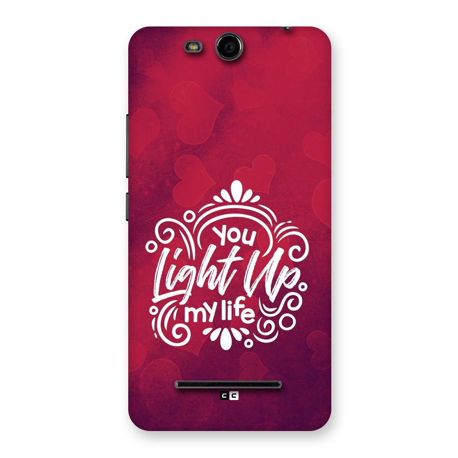 Light Up My Life Back Case for Canvas Juice 3 Q392