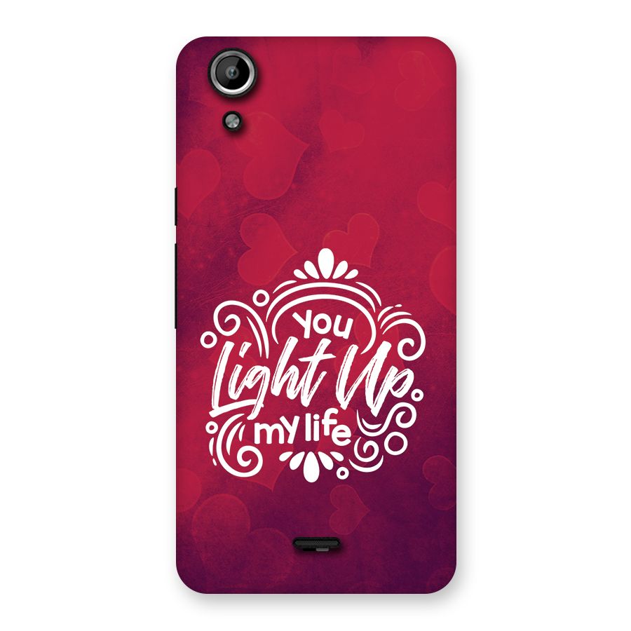 Light Up My Life Back Case for Canvas Selfie Lens Q345