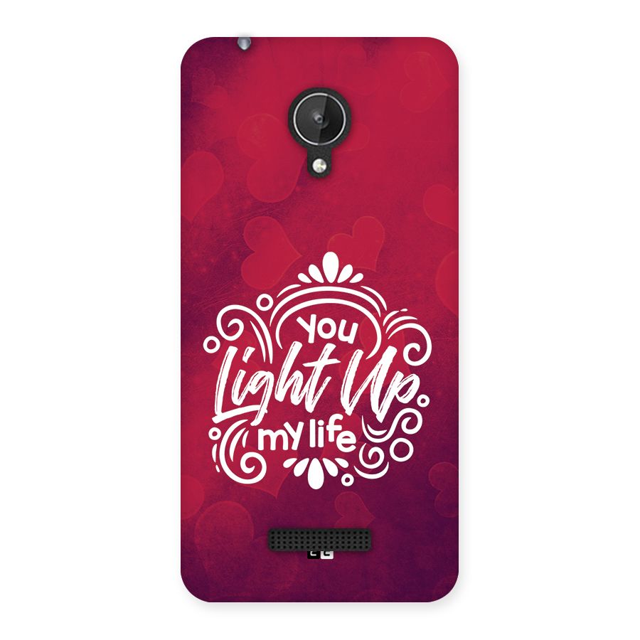 Light Up My Life Back Case for Canvas Spark Q380