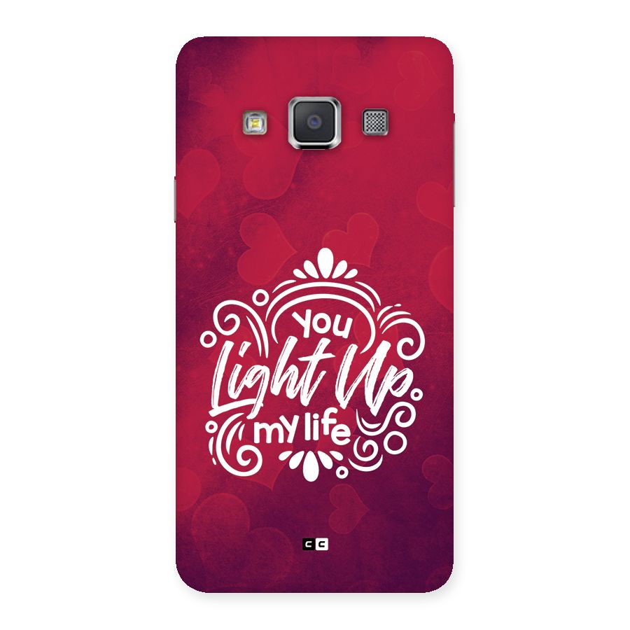 Light Up My Life Back Case for Galaxy A3