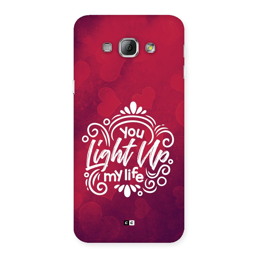 Light Up My Life Back Case for Galaxy A8