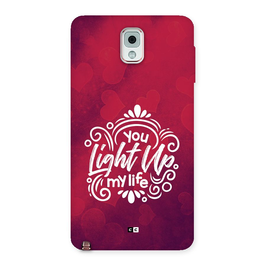 Light Up My Life Back Case for Galaxy Note 3
