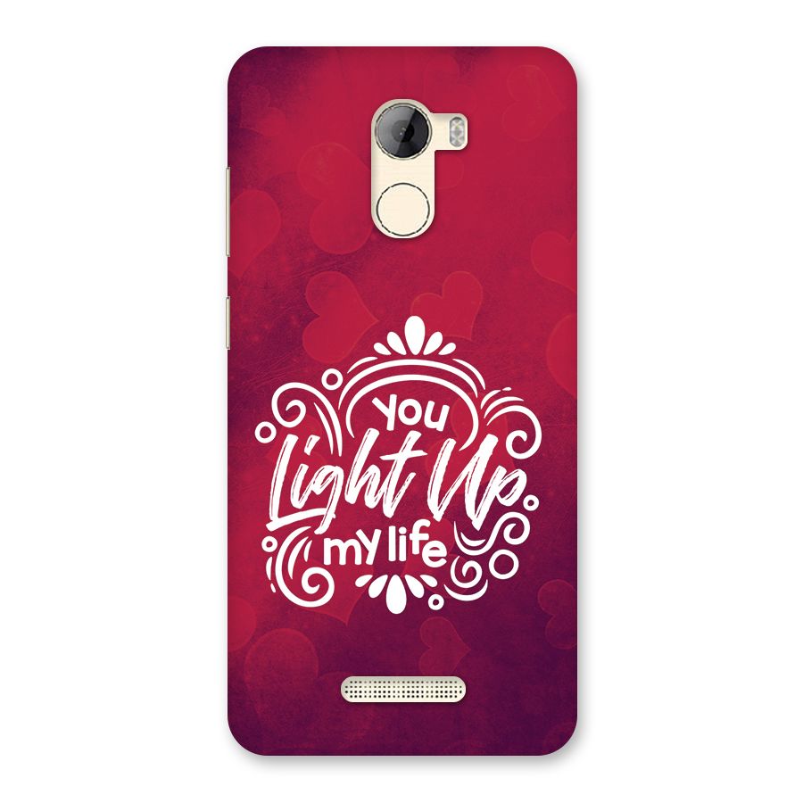 Light Up My Life Back Case for Gionee A1 LIte