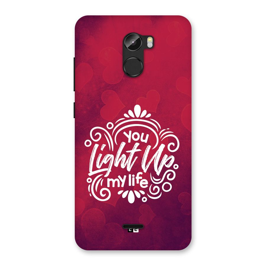 Light Up My Life Back Case for Gionee X1