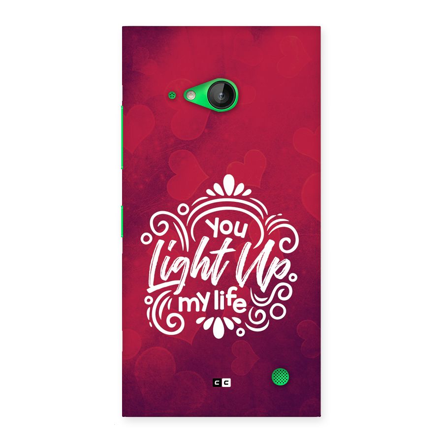 Light Up My Life Back Case for Lumia 730