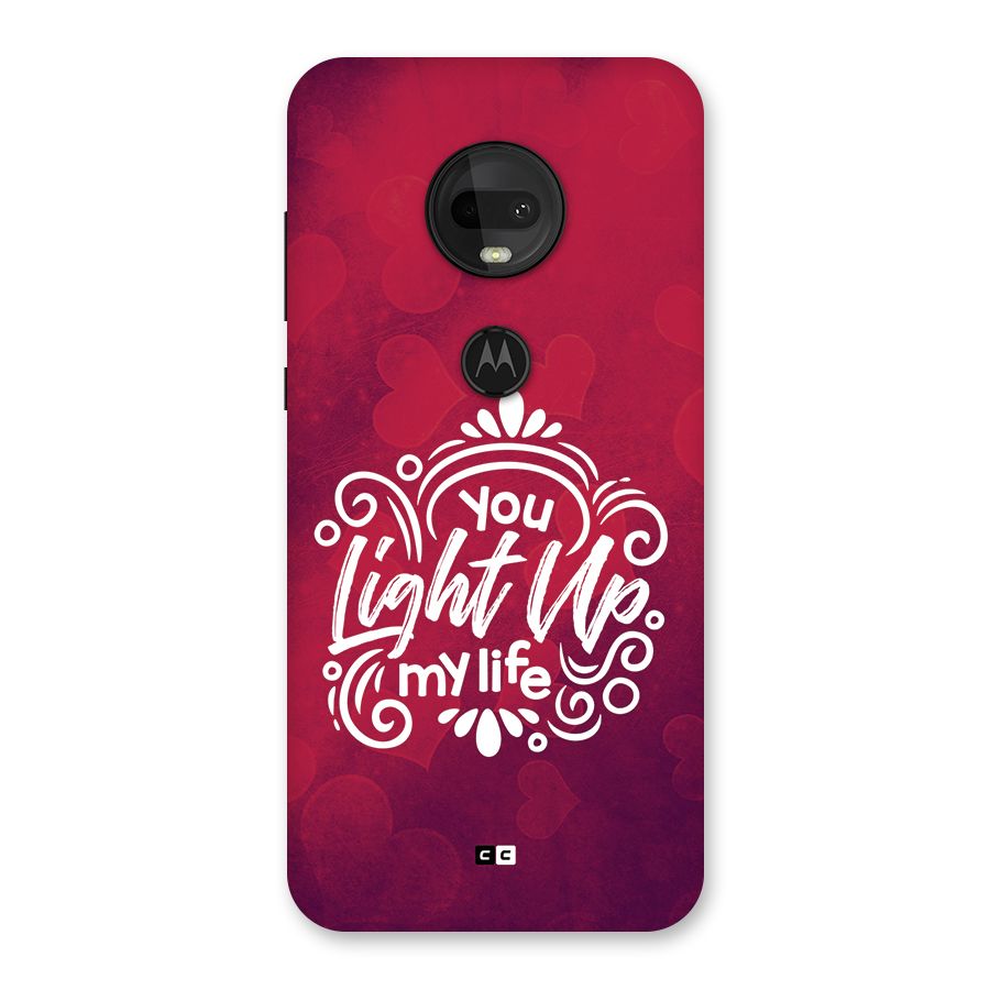 Light Up My Life Back Case for Moto G7