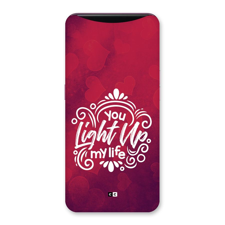 Light Up My Life Back Case for Oppo Find X