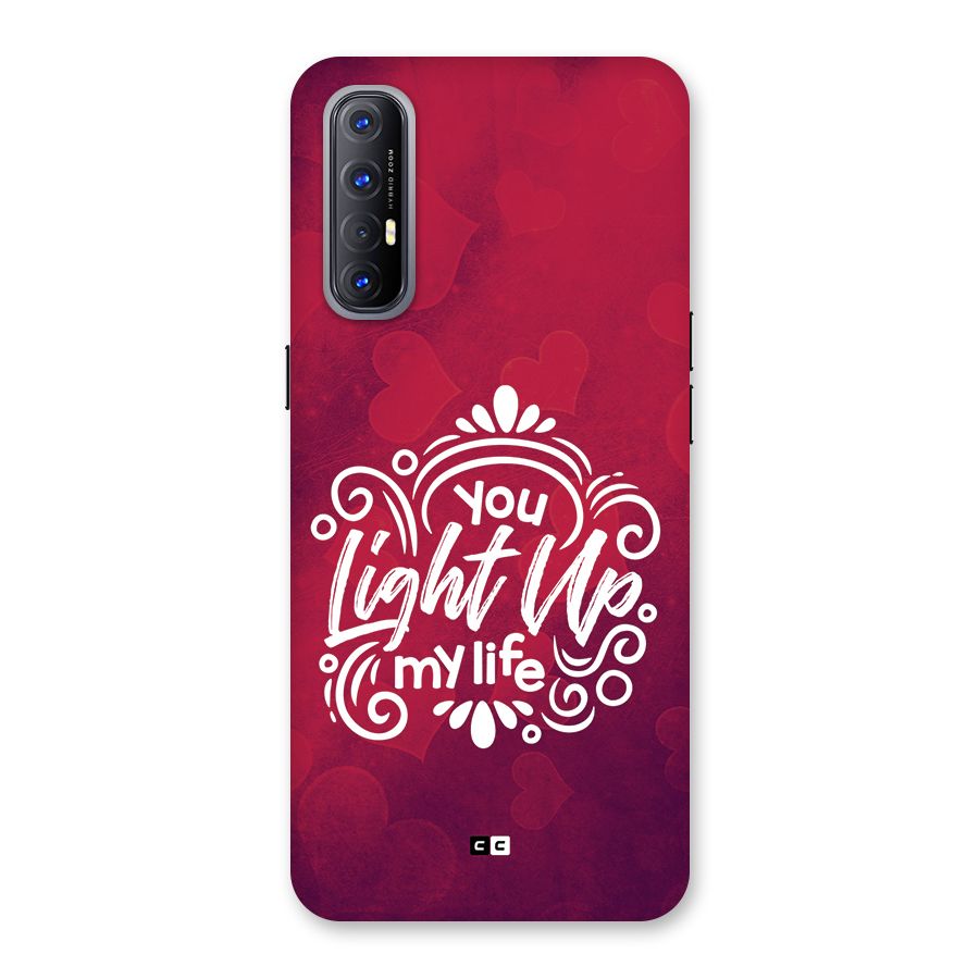 Light Up My Life Back Case for Oppo Reno3 Pro