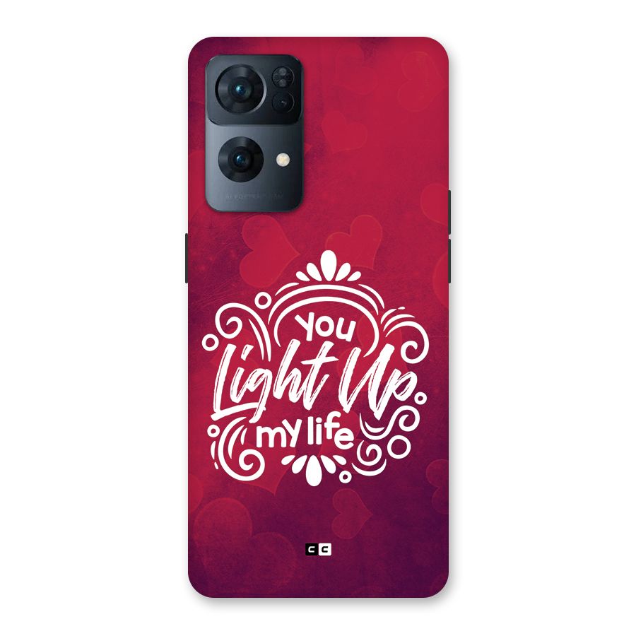 Light Up My Life Back Case for Oppo Reno7 Pro 5G