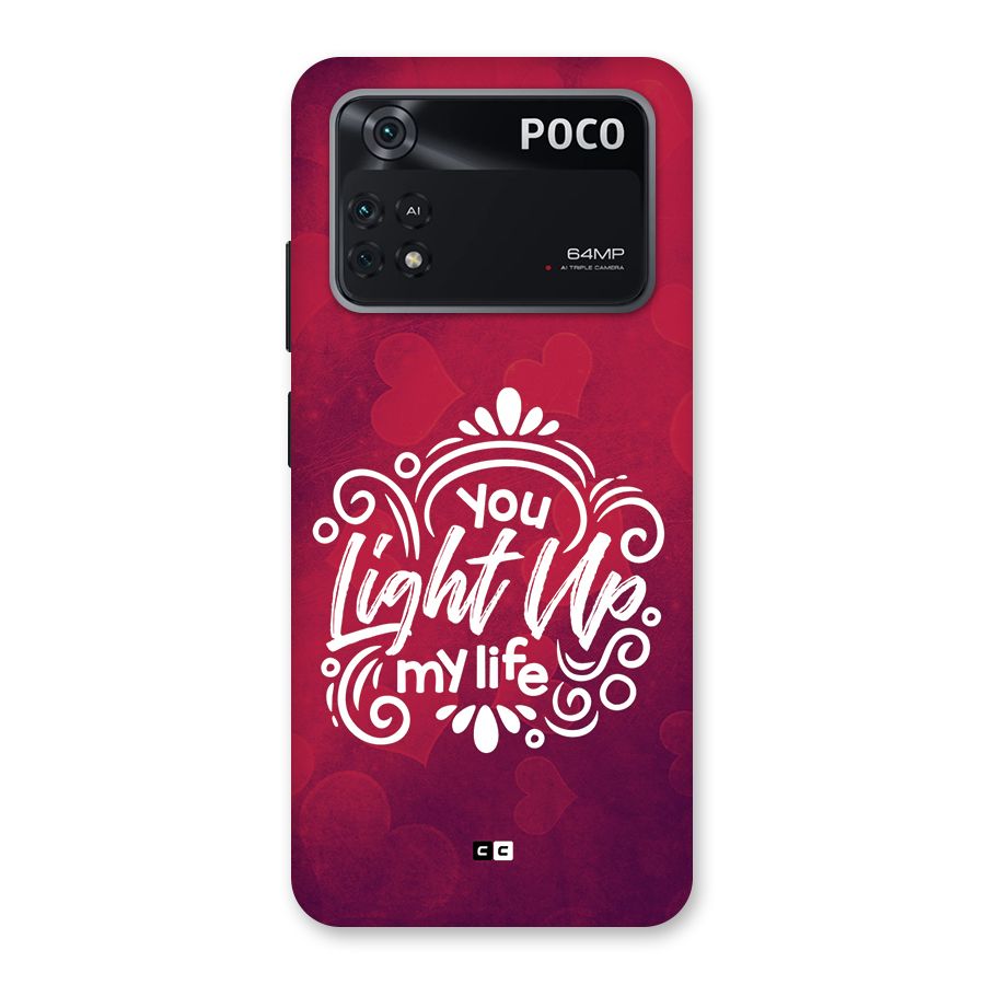 Light Up My Life Back Case for Poco M4 Pro 4G