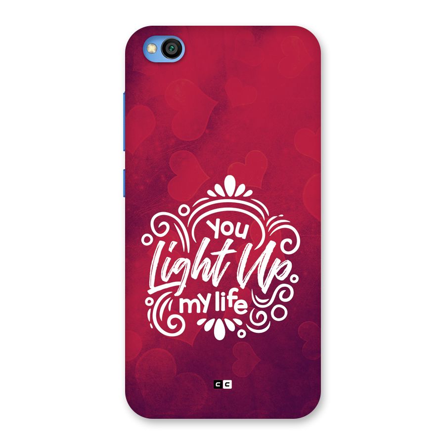 Light Up My Life Back Case for Redmi Go