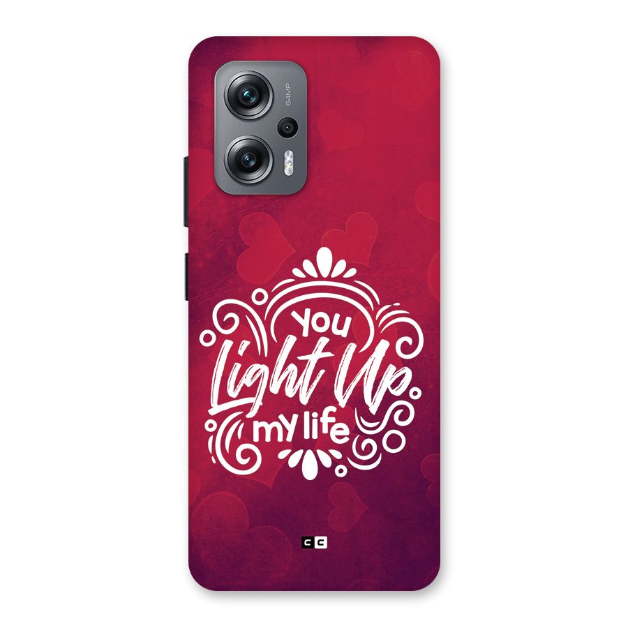 Light Up My Life Back Case for Redmi K50i