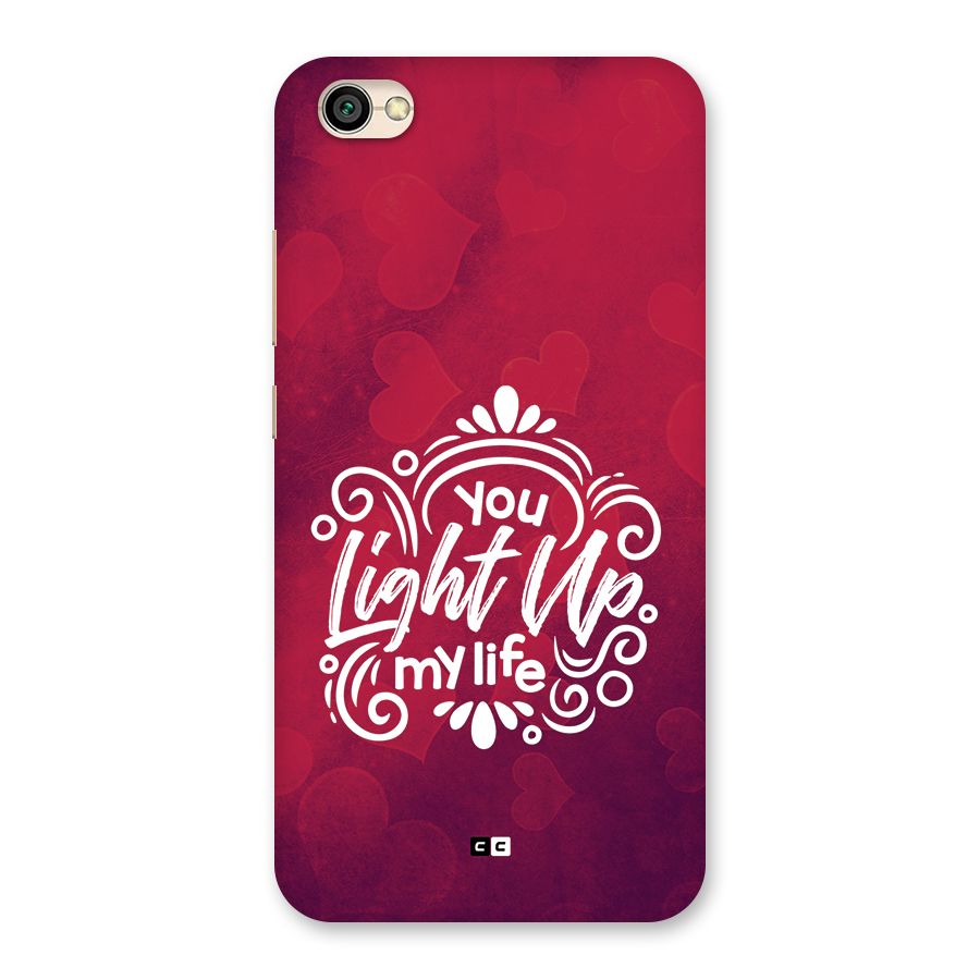 Light Up My Life Back Case for Redmi Y1 Lite