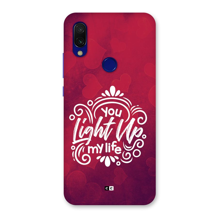 Light Up My Life Back Case for Redmi Y3