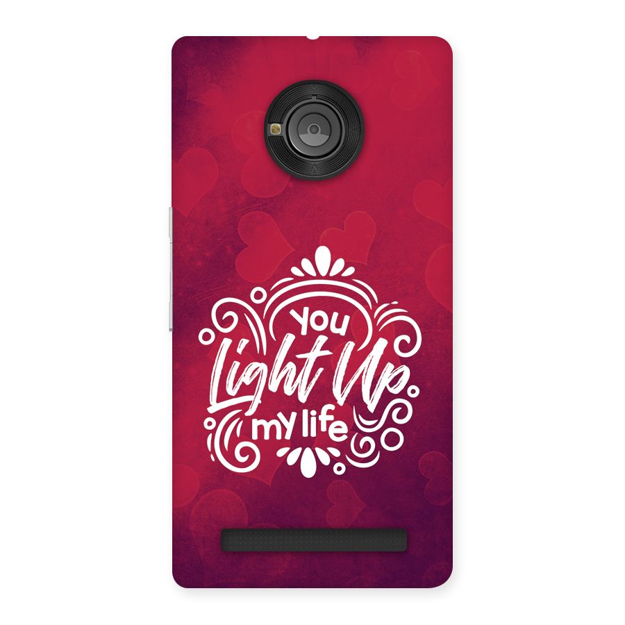 Light Up My Life Back Case for Yuphoria