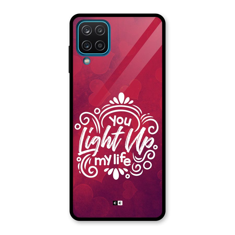 Light Up My Life Glass Back Case for Galaxy A12