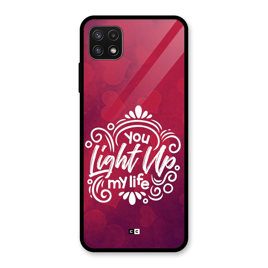 Light Up My Life Glass Back Case for Galaxy A22 5G