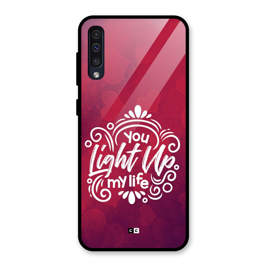 Light Up My Life Glass Back Case for Galaxy A50